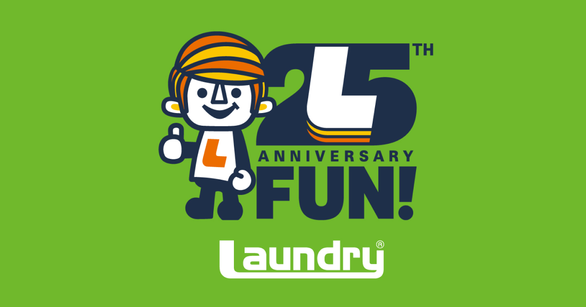 25周年LAUNDRY ANNIVERSARY｜ランドリーTシャツ公式通販