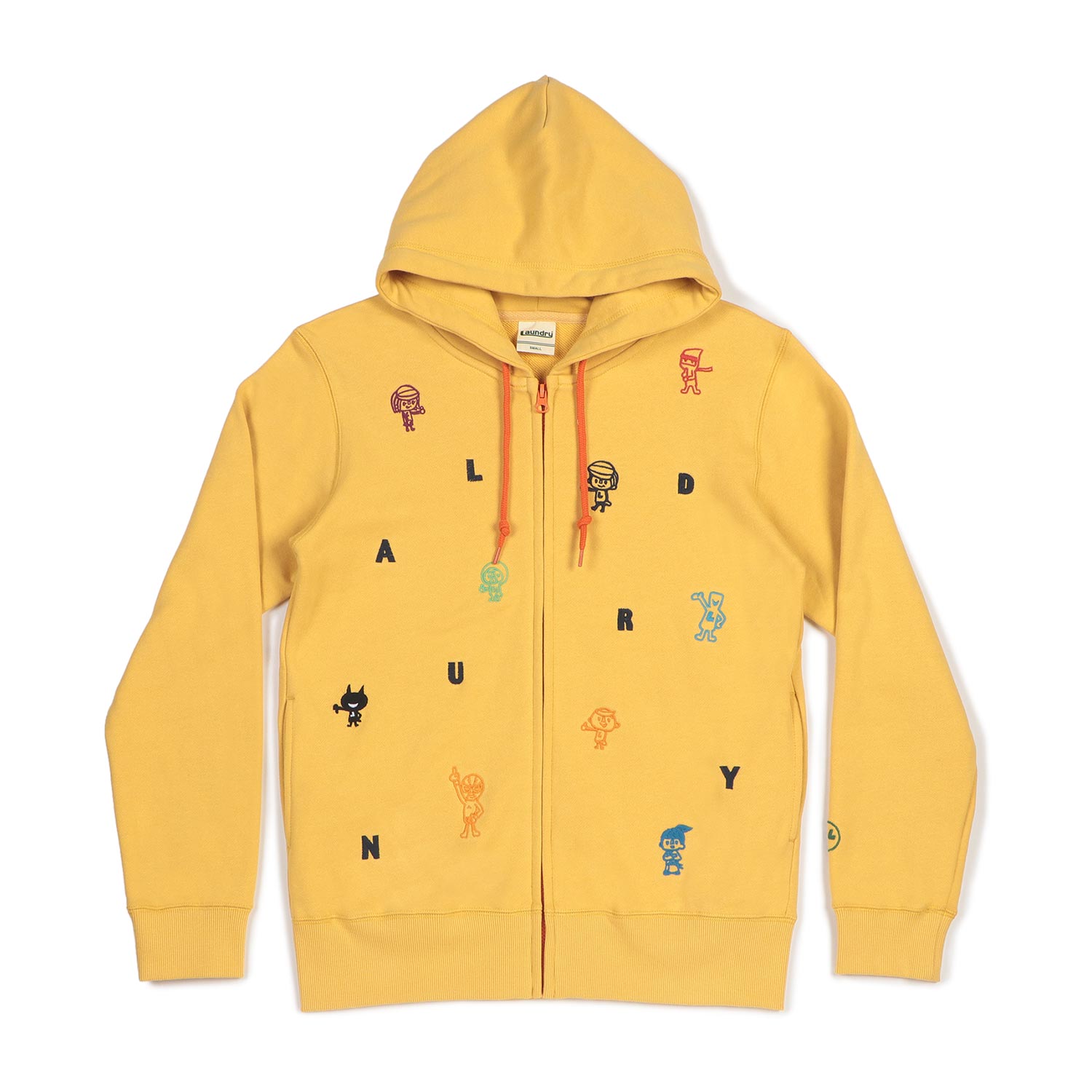 キャラ刺繍zipパーカー ランドリーtシャツ公式通販