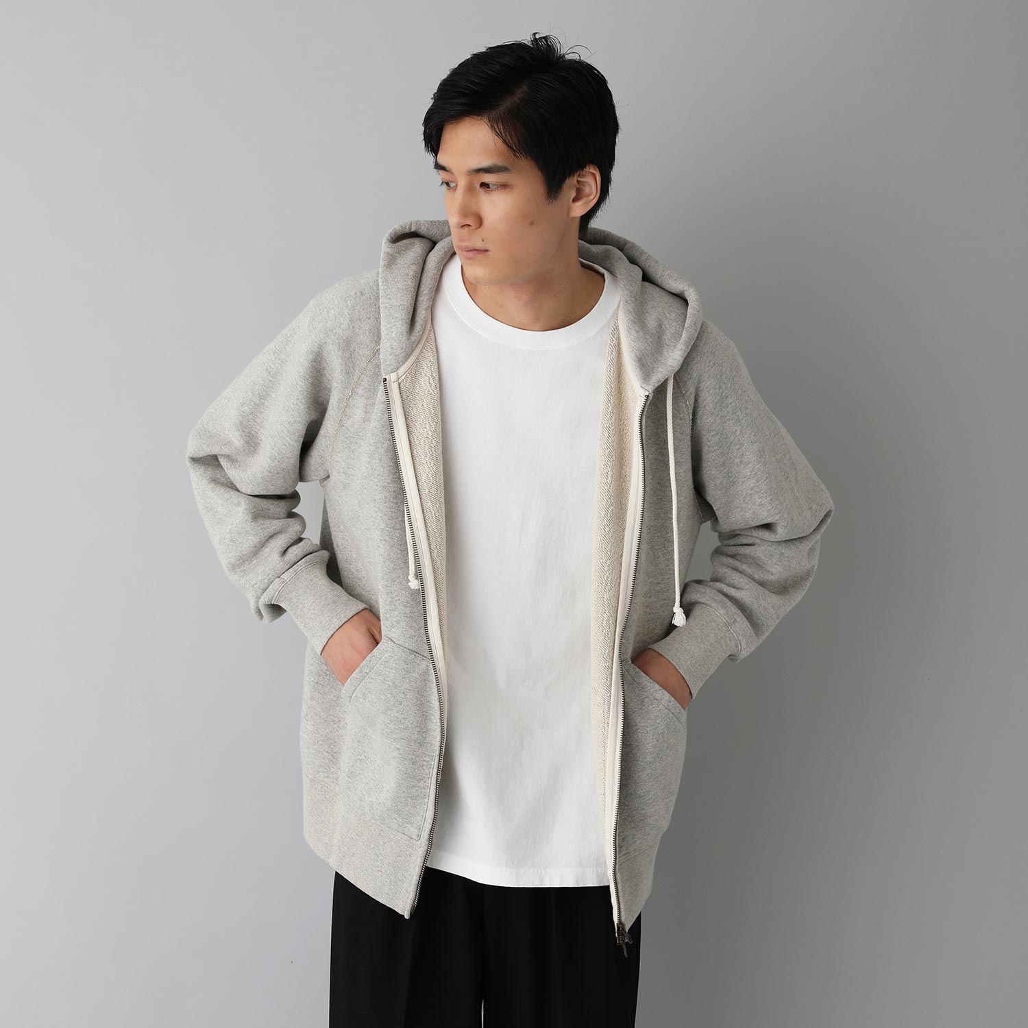 039】ASIC Light＆Relaxing吊り編みZIP-UPパーカー｜ランドリーTシャツ公式通販