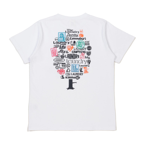 TREE LOGOスタンプ刺繍 Tシャツ｜ランドリーTシャツ公式通販