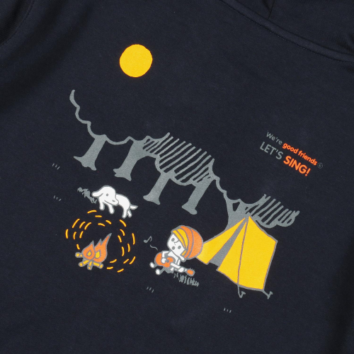 犬と少年 CAMPING ZIPパーカー｜ランドリーTシャツ公式通販