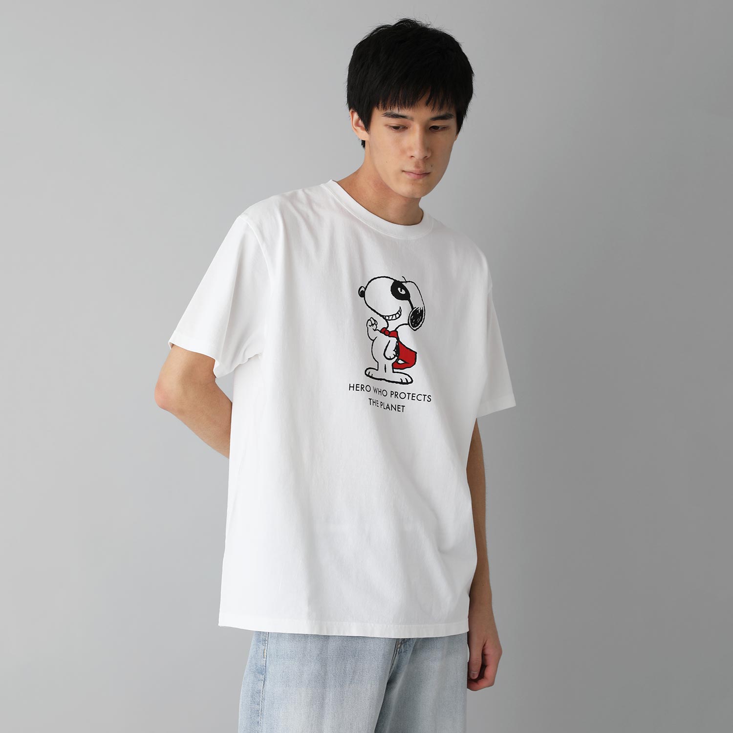 039】PEANUTSコラボ ASIC HERO Tシャツ｜ランドリーTシャツ公式通販