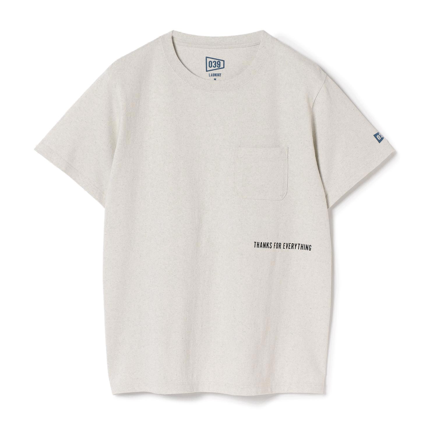 039】DENIM MIX THANKS FOR ポケット Tシャツ｜ランドリーTシャツ公式通販