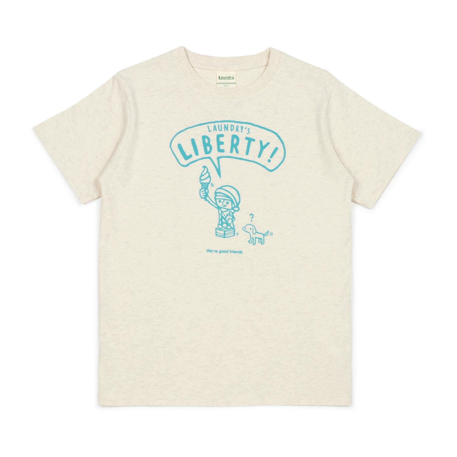 犬と少年 LIBERTY Tシャツ｜ランドリーTシャツ公式通販