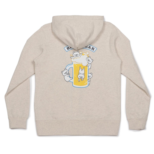 BEER BEAR Ver2 ZIPパーカー｜ランドリーTシャツ公式通販