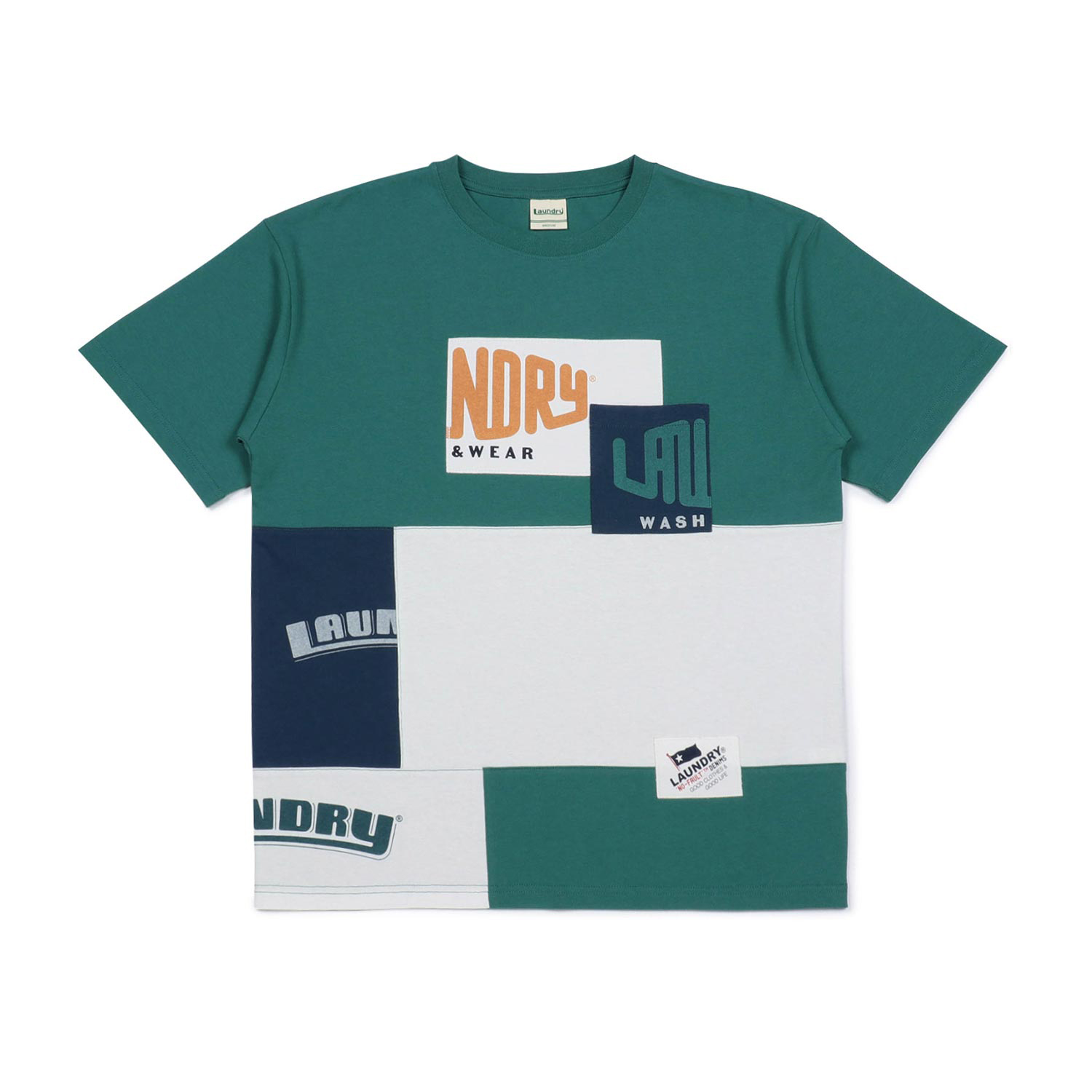 LAUNDRYロゴ リメイク風 BIGTシャツ｜ランドリーTシャツ公式通販