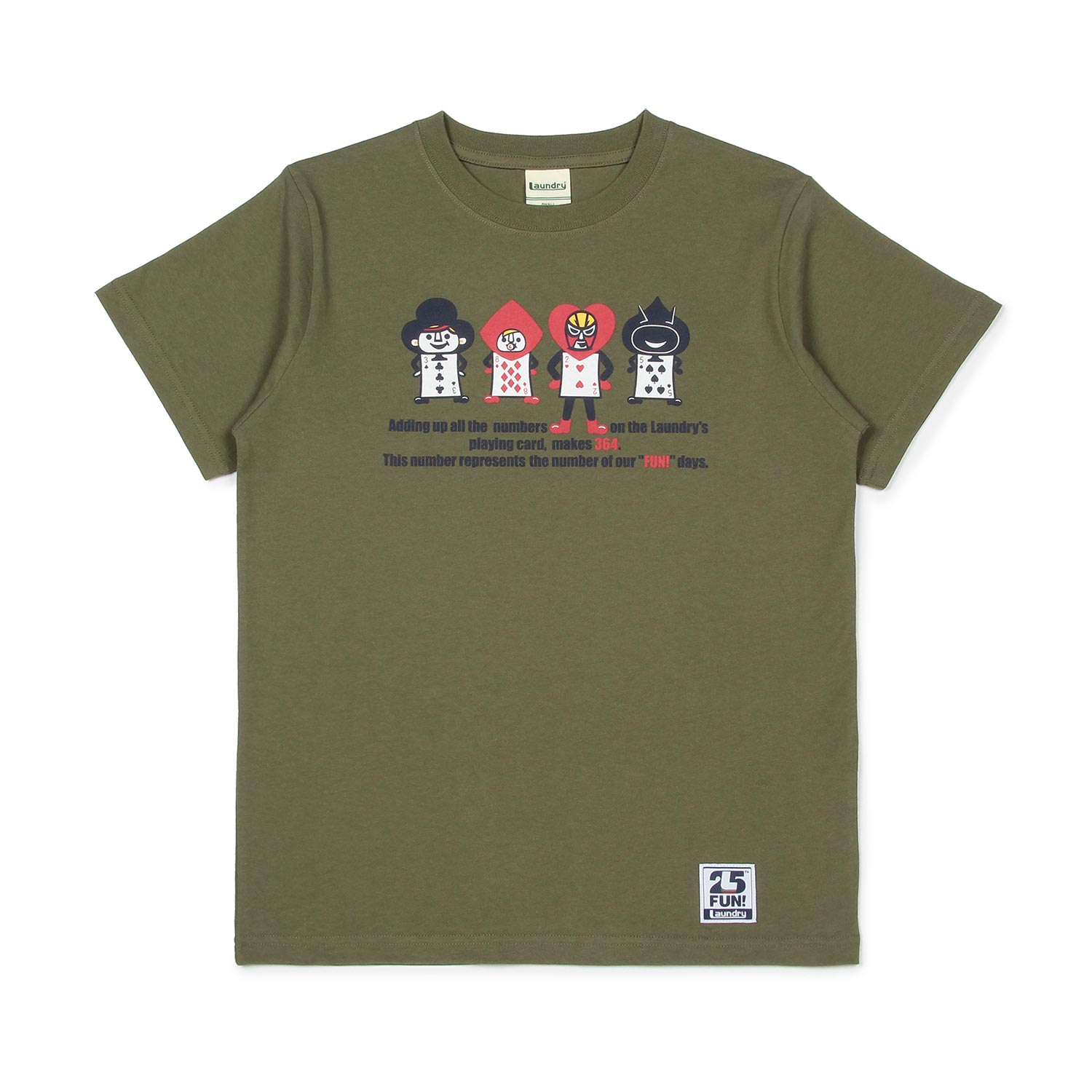 25th 3825CARD Tシャツ｜ランドリーTシャツ公式通販