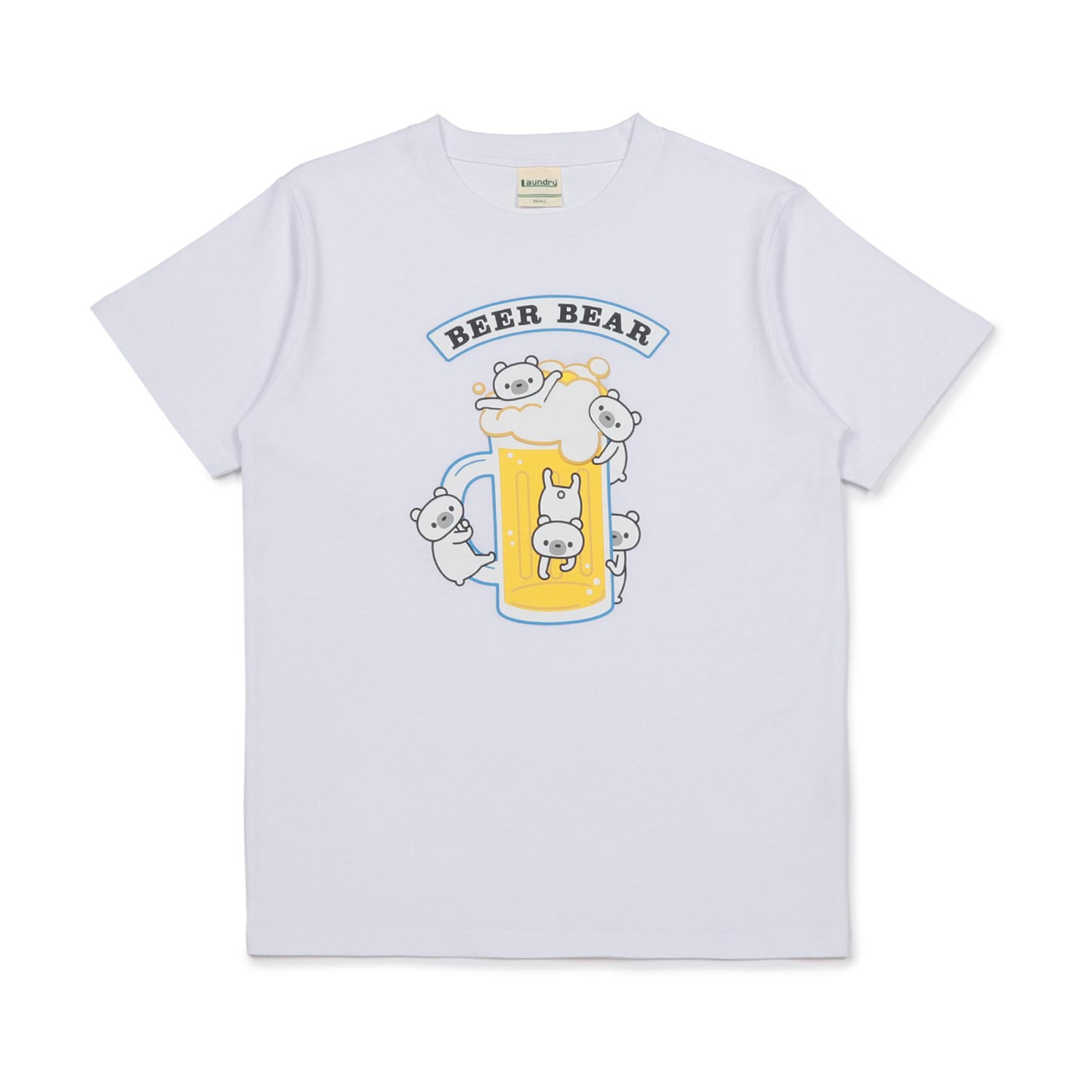 BEER BEAR Ver2 Tシャツ｜ランドリーTシャツ公式通販